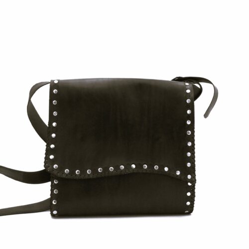 Bolso Cuero Grande Punk Rock