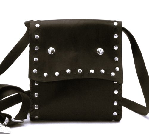 Bolso de Cuero Pequeño Tachuelas Punk Rock