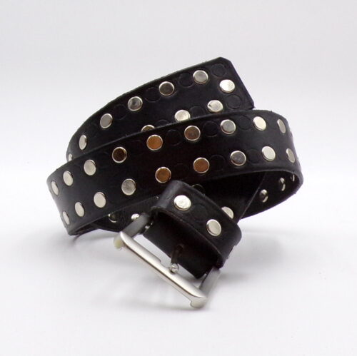 Cinturón Cuero Tachuelas 4 cm "Colección Punk Rock" - Imagen 12